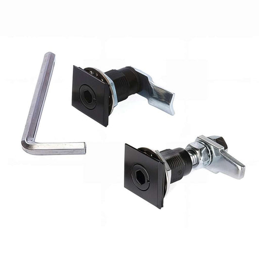 Diecast zinc cam latch quarter-turn cam lock with socket wrench and steel cam