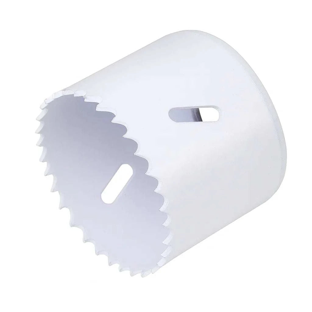 Set of hole saws and arbors for precision circular cutting in wood, metal, and plastics