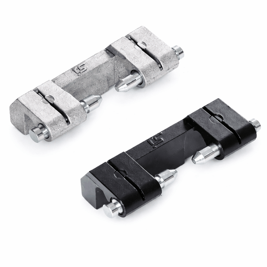 Concealed & removable hinge with retracting pins for industrial enclosures and cabinets