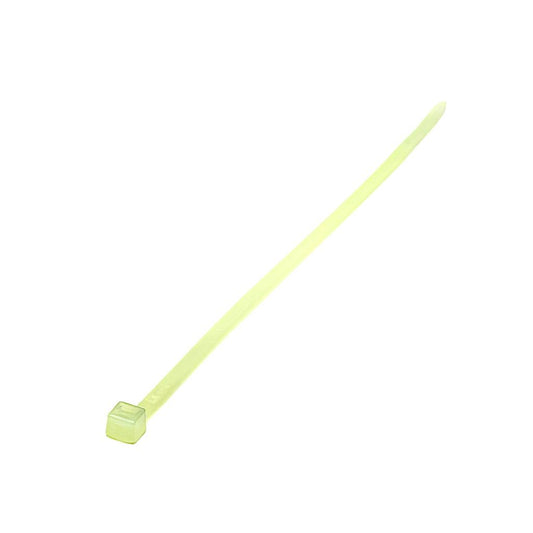 Heat stabilised nylon 6,6 cable ties in natural green tint, high tensile strength, UL94-V2 rated, RoHS compliant