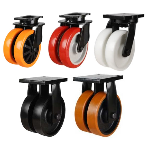 Heavy Duty Twin Wheel Castors