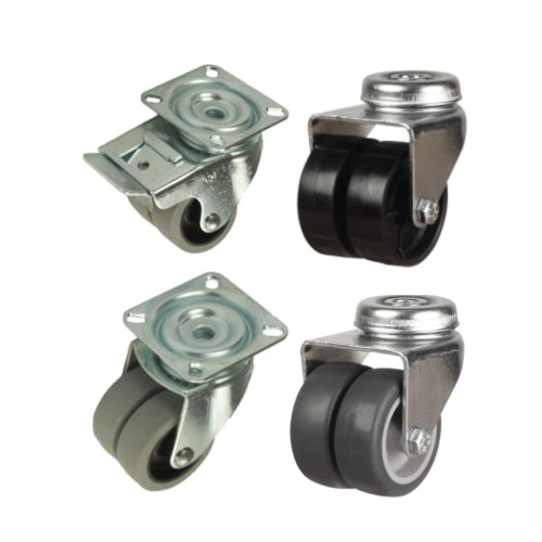 Light Duty Twin wheel Apparatus Castors