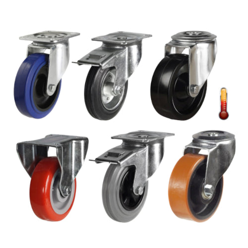 Medium Duty Pressed Steel Castors