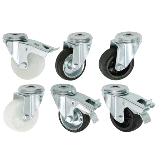 Medium Duty - Single Bolt Hole Castors