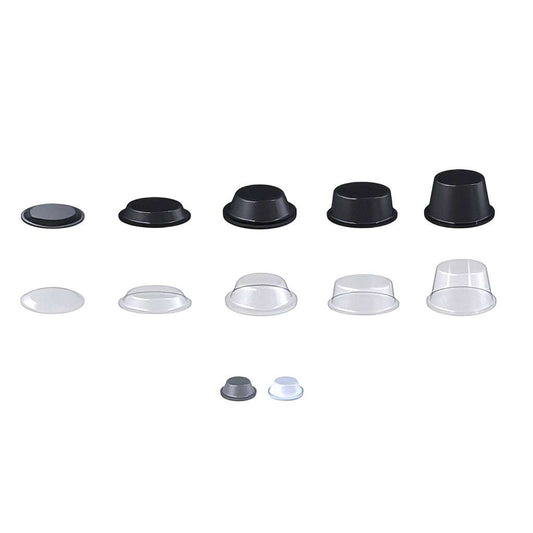 High quality self adhesive buffer feet with polyurethane cylindrical design and instant fixing adhesive backing