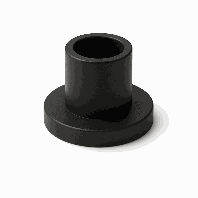 Black Nylon Standard Metric Shoulder Washers for durable insulation and spacing in mechanical and electrical applications