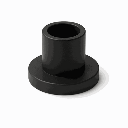 Black Nylon Standard Metric Shoulder Washers for durable insulation and spacing in mechanical and electrical applications