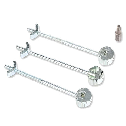 Zipbolt QT18.100 ultra slim laminate worktop connector for 12-15mm thickness with T25 Torx drive